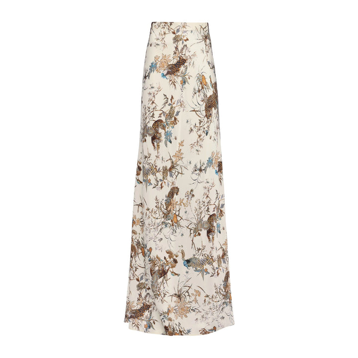 Zeta Long Skirt - Ecr Mt Tapestry Jungle