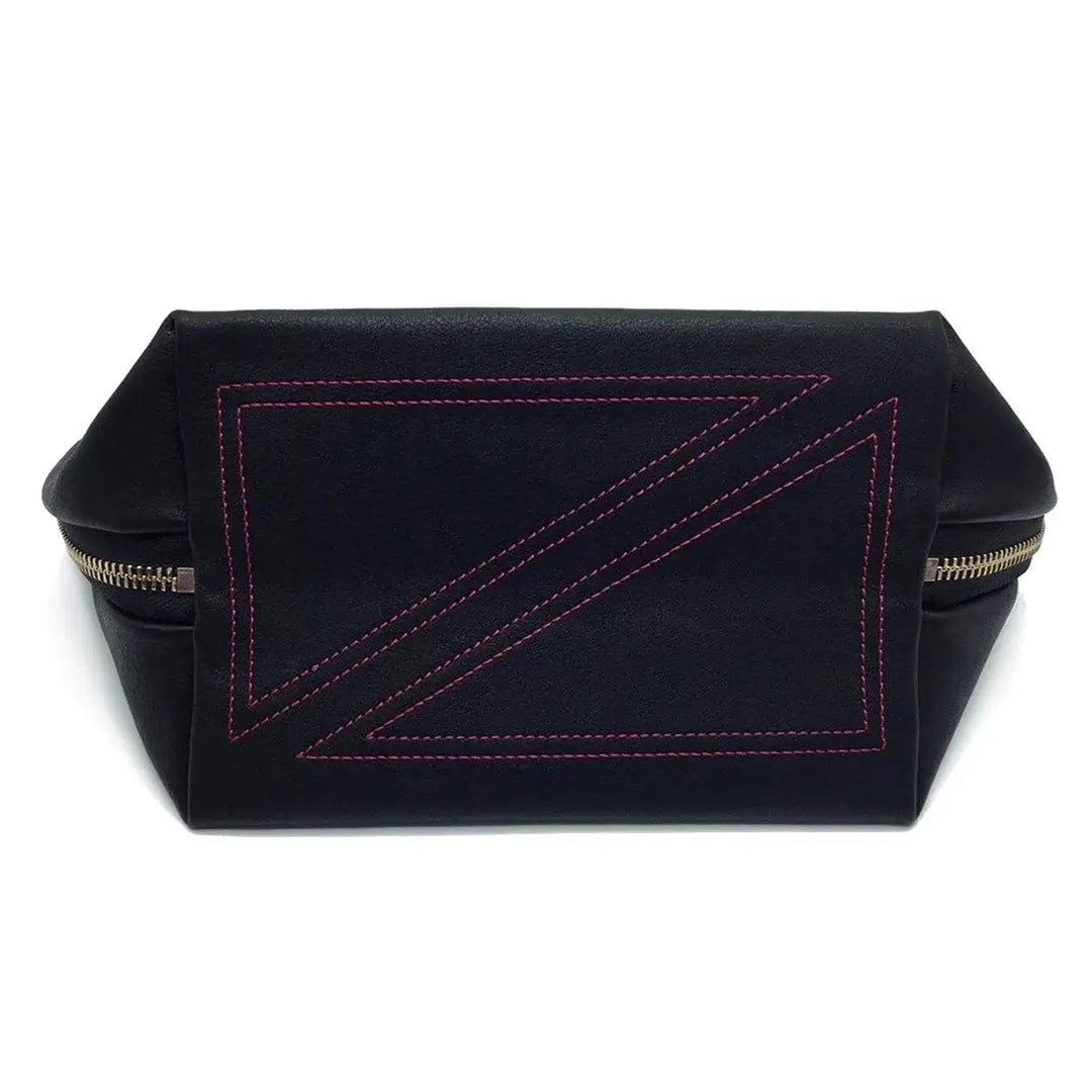 Signature Cosmetic Bag Navy/Pink