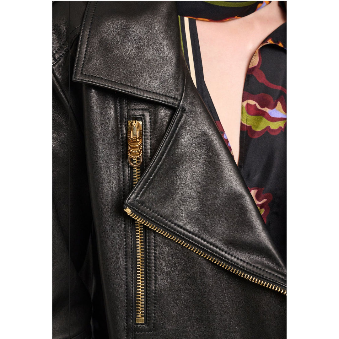 Sleek Statement Leather Jacket