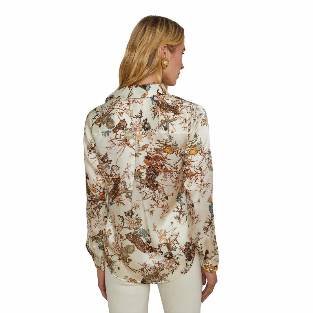 Tyler L/S Blouse - Ecr Mt Tapestry Jungle