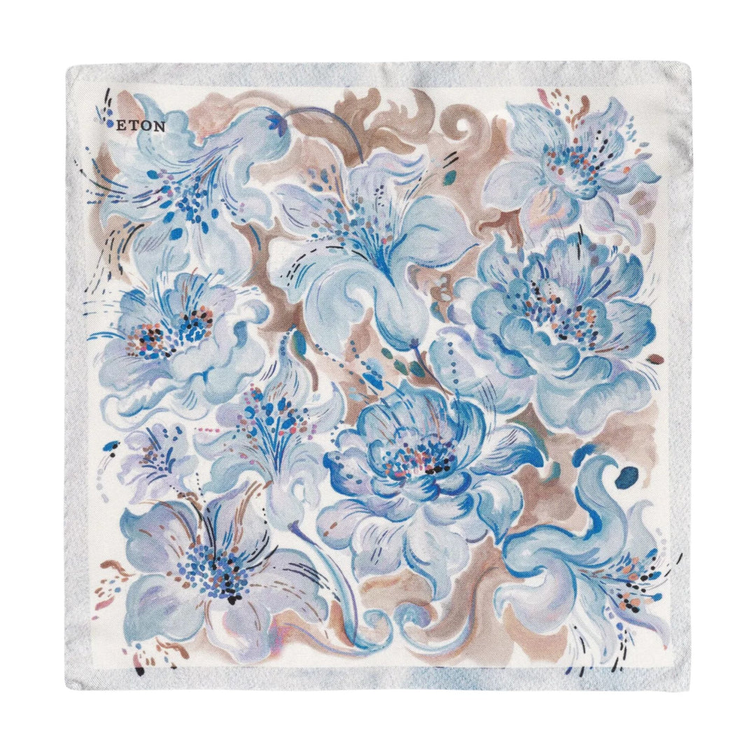 Floral Silk Pocket Square