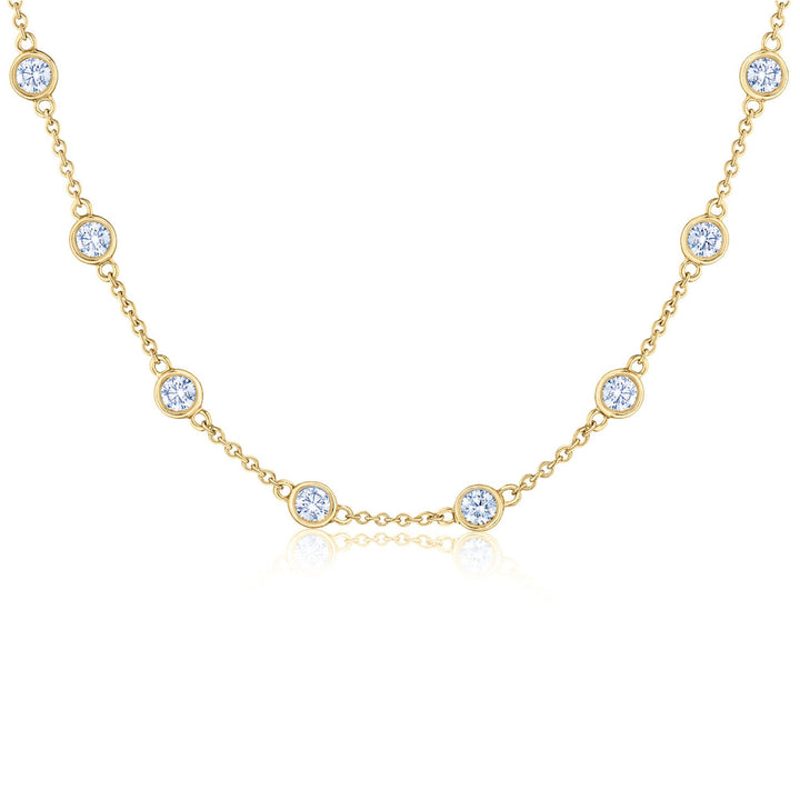 2.55ct Diamond Strings Necklace