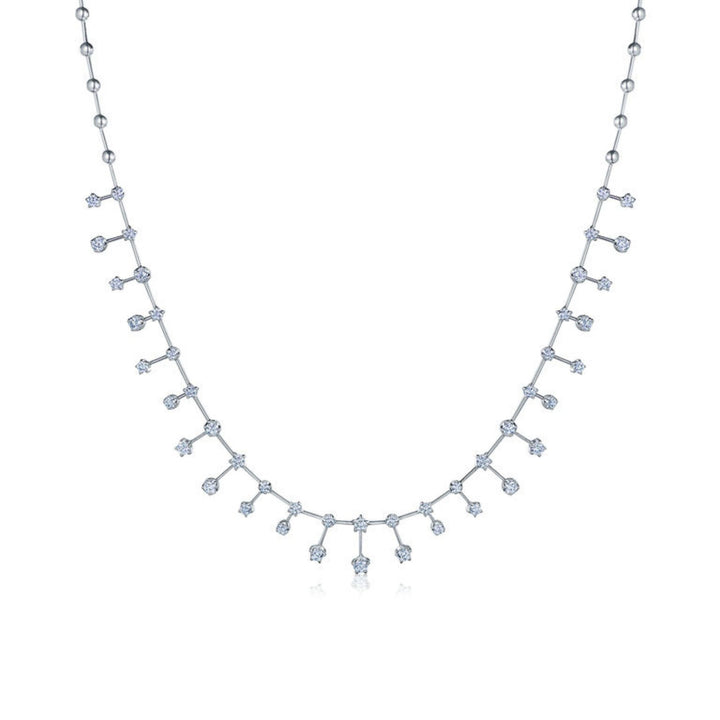 2.28ct Star-Set Starry Night Diamond Necklace