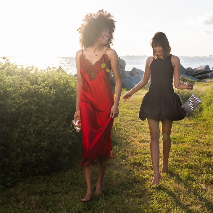 Lennon Dress in Really Red