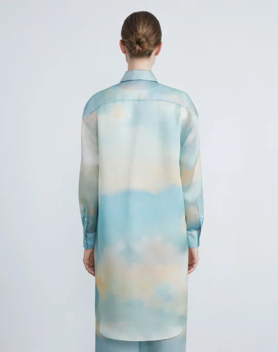 Oversized Tunic Sky Scene