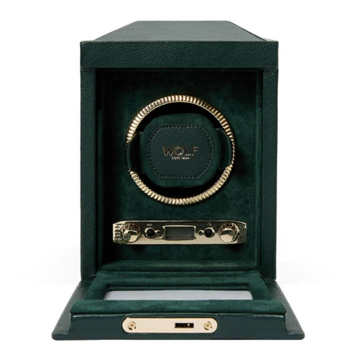 British Racing Single Watch Winder No Storage in Green