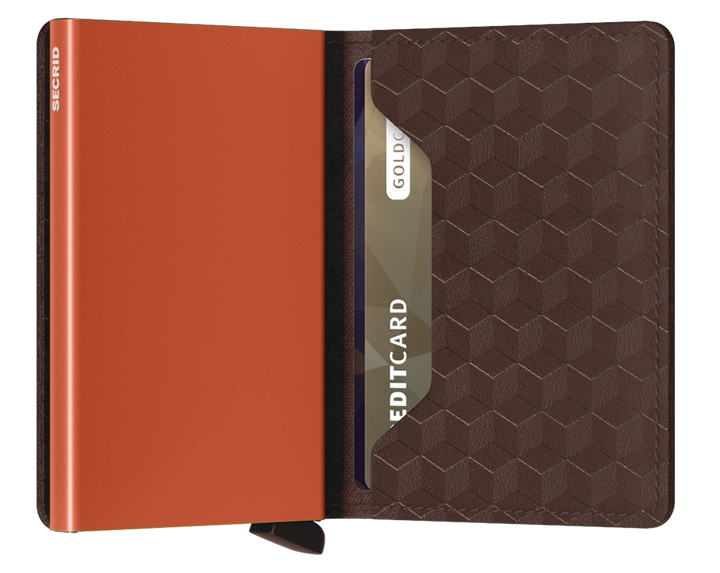 Slimwallet Optical Brown & Orange