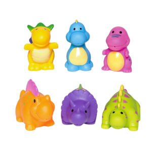 Dinosaur Party Squirtie Bath Toys product shot front view