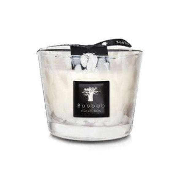 Max 10 White Pearl Candle