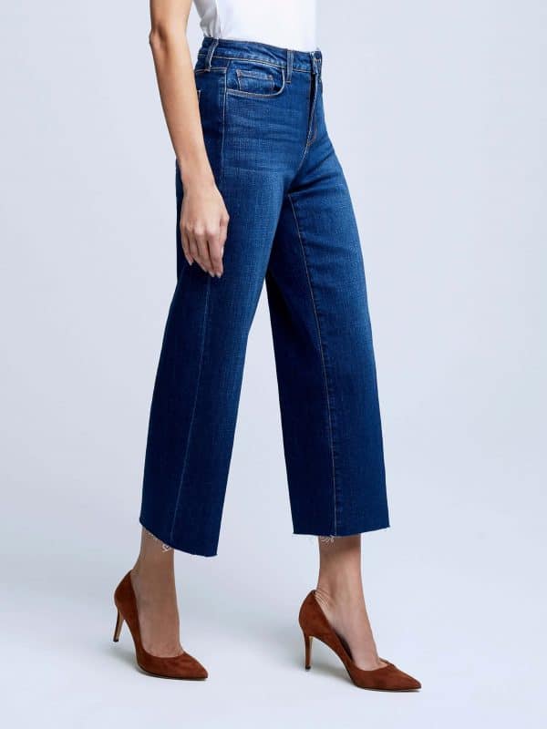 Danica High Rise Wide Leg Jean in York