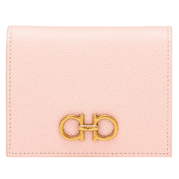 The Gancini Compact Wallet in Nylund Pink