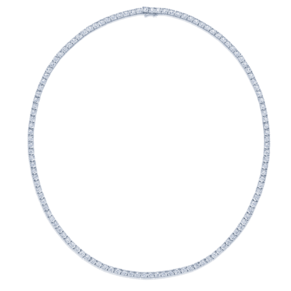 Sunburst Diamond Line Necklace