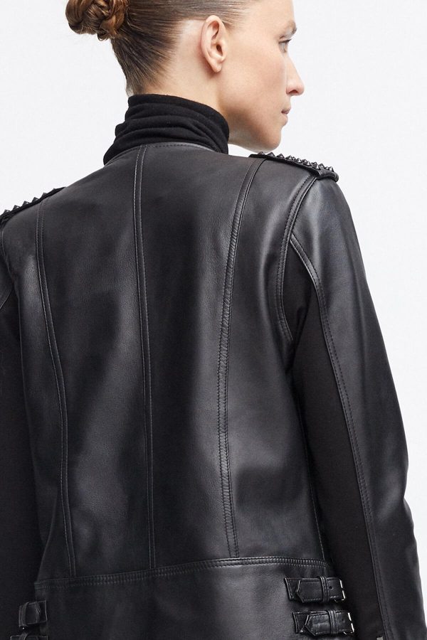 Erin Leather Moto Jacket