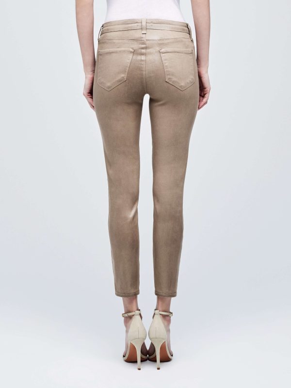 Margot High Rise Skinny in Cappuccino Coated