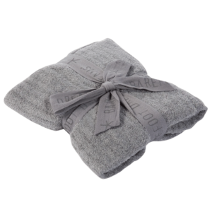 Cozychic Lite Ribbed Baby Blanket in Pewter