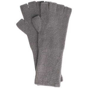 Cozy Chic Lite Fingerless Gloves in Graphite