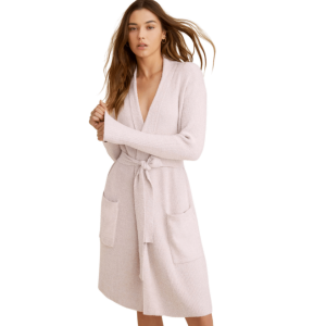 Cozy Chic Lite Heathered Robe in Faded Rose