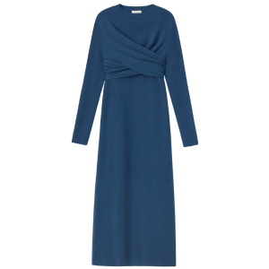 Wrap Front Sweater Dress