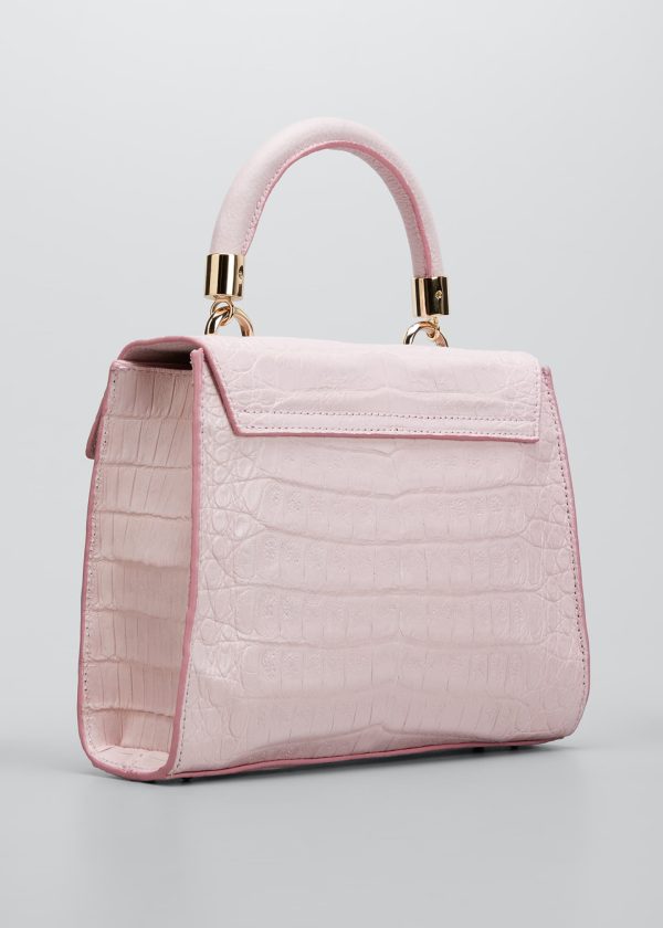 Michelle Top Handle Bag in Rose