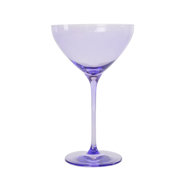 Lavender Martini Glass