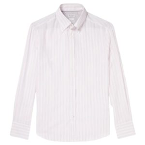 Cotton Long Sleeve Shirt in Pink
