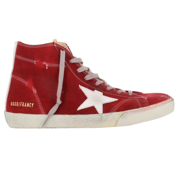 Francy Suede Leather Toungue With Star An List Stitchings