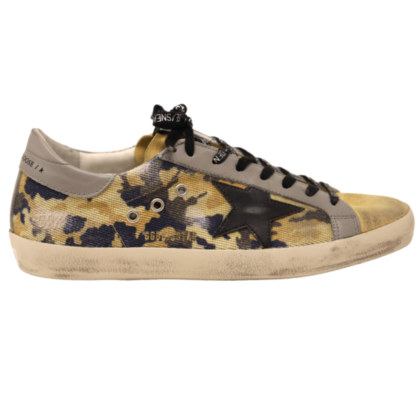 Super-Star Canvas Camouflage Leather Sneaker