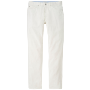 Ultimate Sateen Five-Pocket Pant in Ivory