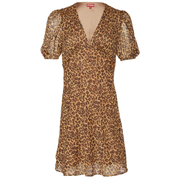 Milla mini dress in leopard