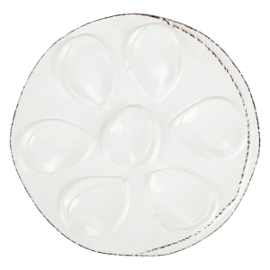 Lastra White Oyster Plate