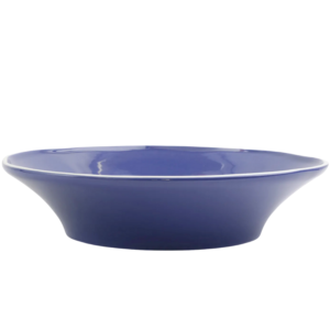 Chroma Blue Shallow Bowl