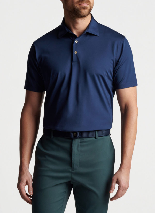 solid performance polo Navy