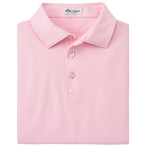 solid performance polo Palmer Pink