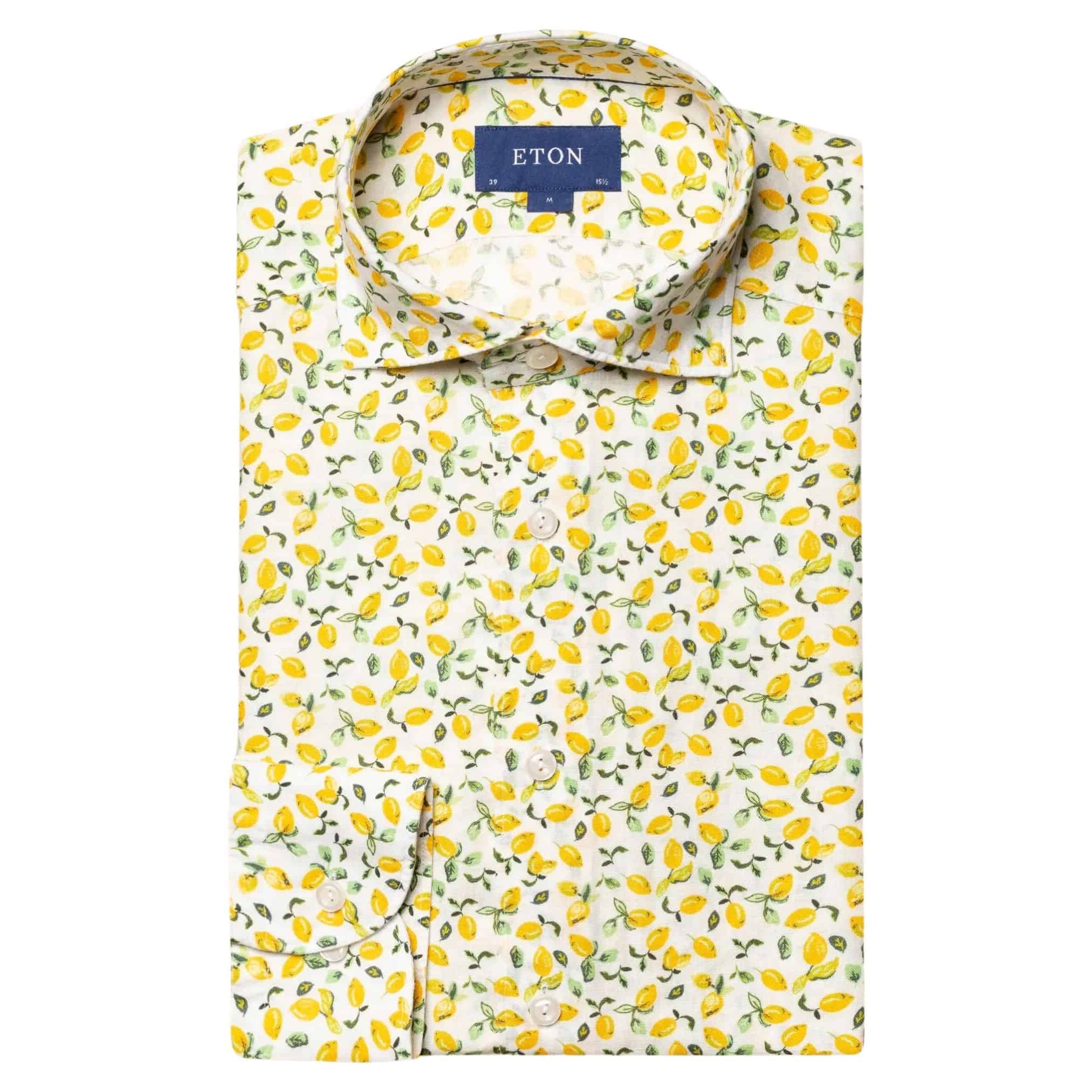 cijfer verlies scherp Lemon Print Linen Shirt – Gwynn's of Mount Pleasant