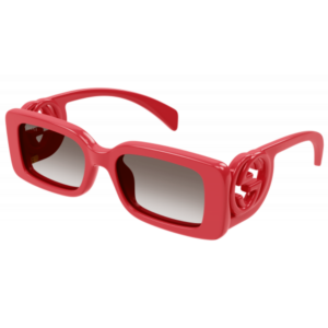 twisted logo coral sunglasses gucci