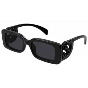 twisted logo sunglasses in black