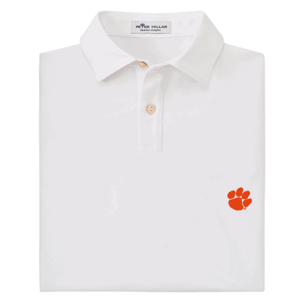 Weighing in at an incredible 3.1 ounces, this Clemson Featherweight polo packs all the performance punch of your favorite golf polo at half the weight of your favorite T-shirt.