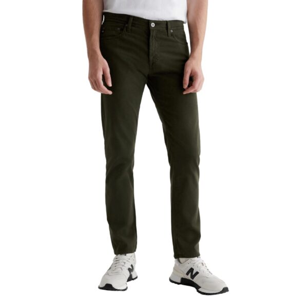 The Tellis is our modern slim fit for men, designed with a fitted upper block, tapered legs, and a forest green shade. This men’s pant is designed in lightweight 8.4 oz. Sueded Stretch Sateen featuring a brushed finish for a refined look and soft, smooth feel.