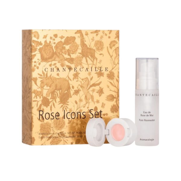 Refresh and revive your senses—and your skin—with these flower-powered Chantecaille icons. Pure Rosewater is a delightful face mist crafted from the Rose de Mai, rare and coveted for its antioxidant benefits. A misting instantly refreshes and hydrates the skin. Deliciously nourishing Lip Potion is a lip-enhancing balm infused with rose oil that gives a kiss of sheen and deeply restorative moisture.