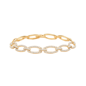 Gold Solanales Large Twisted Cuff Bracelet