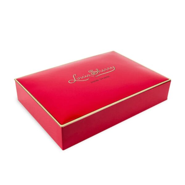 The Grand Dame of Louis Sherry. This luxury gift box features an exquisite selection of 24 truffles and Louis Sherry signature trefoils.  A presentation unrivaled - it is an expression of the highest compliments that can be conveyed in a gift of confectionery. A timeless gift that is sure to impress young and old alike.