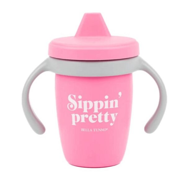 One of the first sippy cups made entirely of food-safe silicone, the simple 3-piece design is durable, unbreakable, and mold-resistant. Less is more with Bella Tunno's new design. The simple silicone cup and lid design is all you need and nothing you don’t… well, except for the handles. Those come in handy for littles learning how to drink on their own. Size: 5.5" x 3". Capacity: 8 oz. Recommended Age: 6 months+.