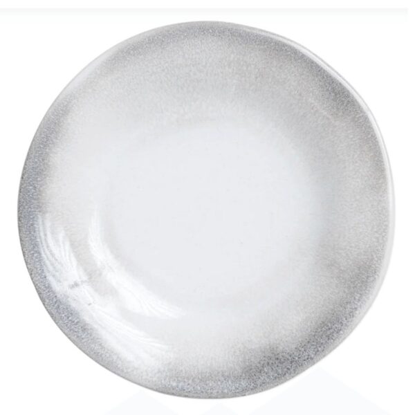 Replete with intrigue and sophistication, the Aurora Ash Dinner Plate adds a hint of mystery to your everyday dining with warm, charcoal tones. Handcrafted of durable stoneware in Italy, Aurora is the unique result of a beautiful collaboration with maestro artisan, Francesco Venzo. 10.5"D.