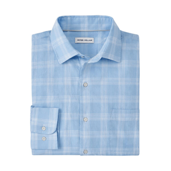 This classic sport shirt is made from a lightweight, soft and breathable cotton twill. It’s finished with a spread collar, French placket, chest pocket and double-button barrel cuffs. Men's 100% cotton sport shirt. Classic Fit. Spread collar. Hand wash cold with like colors; Lay flat to dry or dry-clean. Imported.