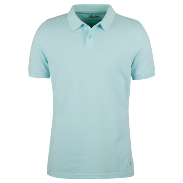 This polo shirt is made of cotton and is detailed with mother-pearl buttons and a classic collar. Pique. Short Sleeves. Mother of Pearl Buttons.